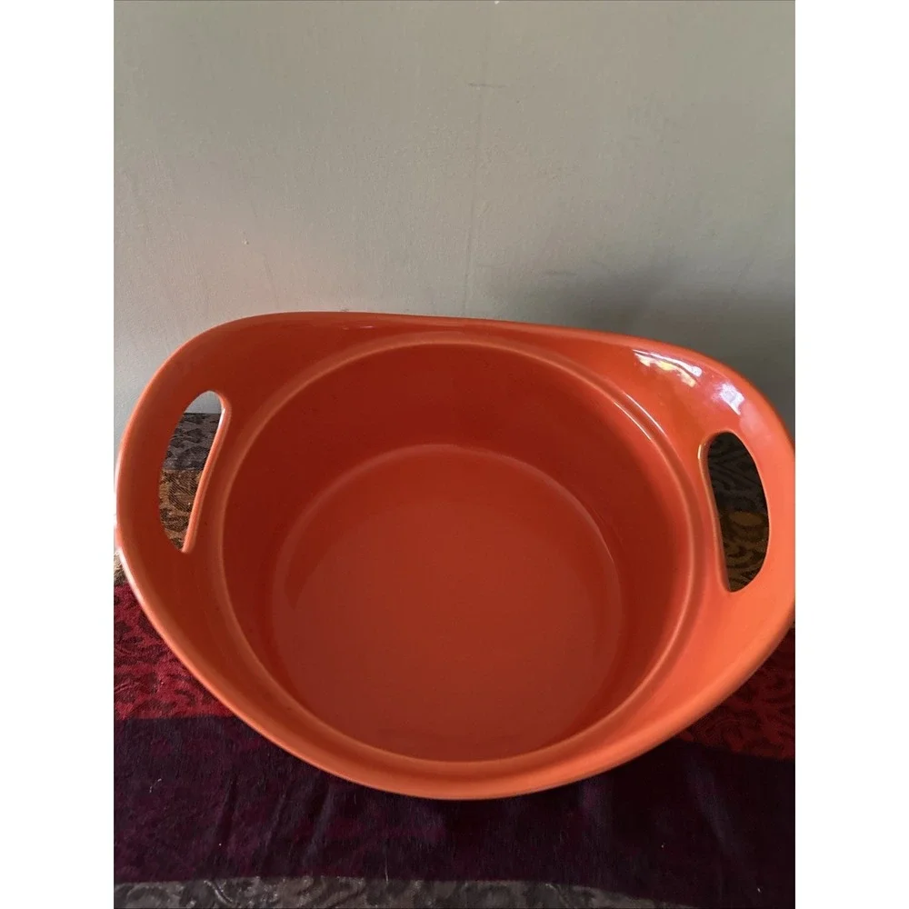 Rachel Ray Orange Stoneware 2.75 qt‎ Covered Casserole